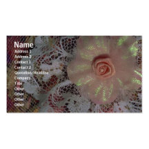 Lace Profile Card Business Card Template