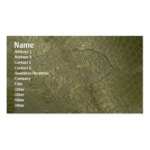 Lace Profile Card Business Cards