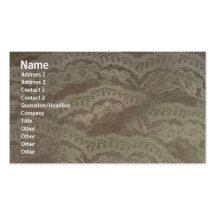 Lace Profile Card Business Cards