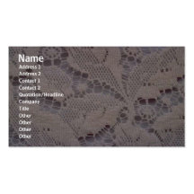 Lace Profile Card Business Cards