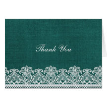 Lace Quinceanera (Green) Card
