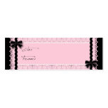 Lace Skinny Gift Tag Business Card