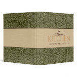 Lace with Hazelnut Ribbon Recipe Binder