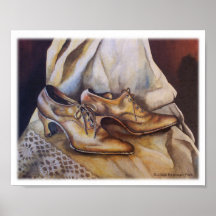 Laces and Lace Shoes print