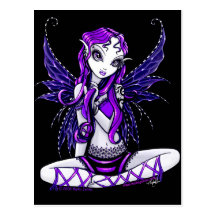 Lacey Cute Fairy Postcard