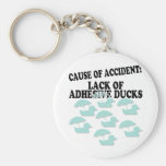Lack of Adhesive Ducks Humour keychains