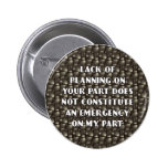 Lack of Planning Button
