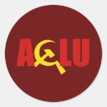 L'ACLU est communiste Adhésif Rond