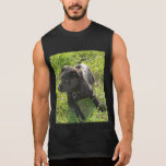 Lacquer Black German Shepherd Sleeveless Shirts
