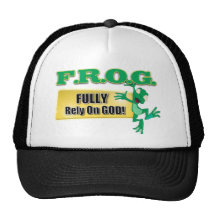 L'ACRONYME CHRÉTIEN DE GRENOUILLE SE FONDENT ENTIÈ CASQUETTE DE CAMIONNEUR