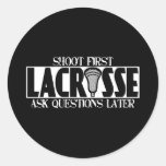 Lacrosse A ShootFirst Sticker