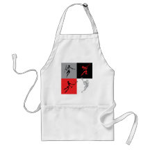 Lacrosse abstraite tablier