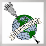 Lacrosse All World Poster