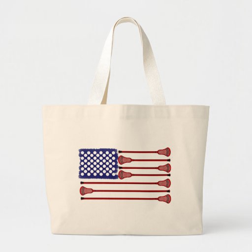 Lacrosse AmericasGame Tote Bags