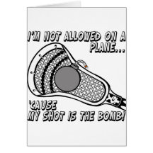 Lacrosse Bomb Shot Cards