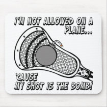 Lacrosse Bomb Shot mousepads