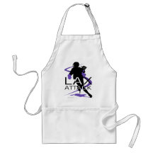Lacrosse Boys LAX Purple Aprons