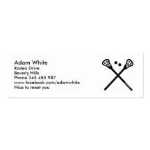 Lacrosse Business Card Template