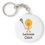 Lacrosse Chick Keychain