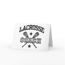 Lacrosse Coach Greeting Cards