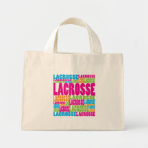 Lacrosse colorée sac fourre-tout