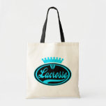 Lacrosse Crown Tote Bags