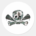 Lacrosse Designs CamoSkull Sticker
