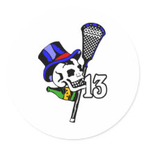 Lacrosse Designs SkullTat Sticker
