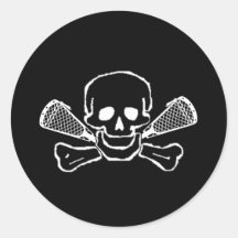Lacrosse Designs SkullTrans Sticker