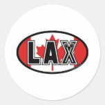 Lacrosse Flag Canada Sticker
