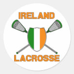 Lacrosse Flag Ireland Sticker
