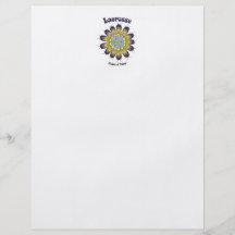 Lacrosse Flower of Power Custom Flyer