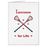 Lacrosse For Life Greeting Card