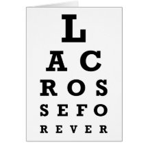 Lacrosse Forever Greeting Card