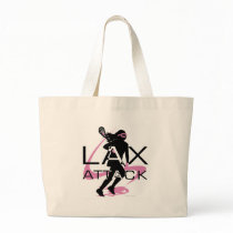 Lacrosse Girls LAX Attack Pink Bag