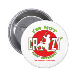 Lacrosse Goalie Design Pinback Button
