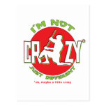 Lacrosse Goalie Design Post Card