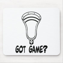 Lacrosse Got Game? mousepads
