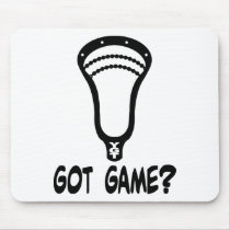 Lacrosse Got Game? mousepads