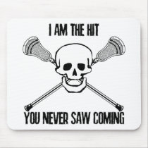 Lacrosse I Am the Hit mousepads