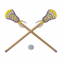 Lacrosse Logo Embroidered Polo Shirt