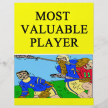LACROSSE most valuable player Full Color Flyer