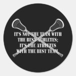 Lacrosse Motivation BestTeam Sticker