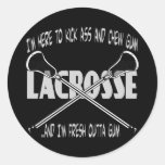 Lacrosse Motivation Gum Sticker