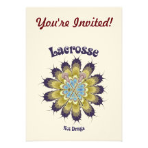 Lacrosse Not Drugs Invitations