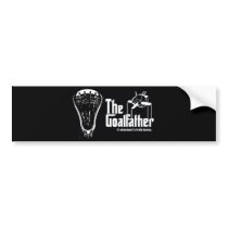 Lacrosse Parody Goalfather Bumper Sticker