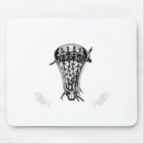 Lacrosse Pass Fish mousepads