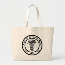 Lacrosse Pass Fish Tote Bags