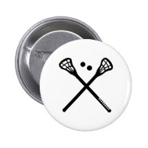 Lacrosse Pinback Buttons