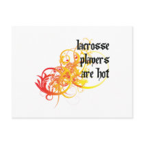 Lacrosse Players Are Hot Post Card